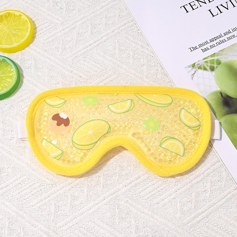 yellow eye mask