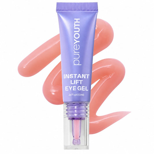 A tube of PureYouth Instant Lift Eye Gel 